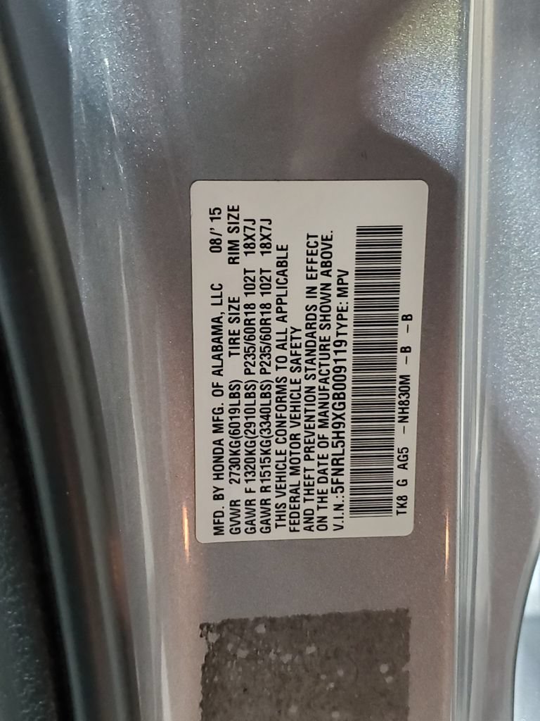 Used 2016 Honda Odyssey Touring image 44