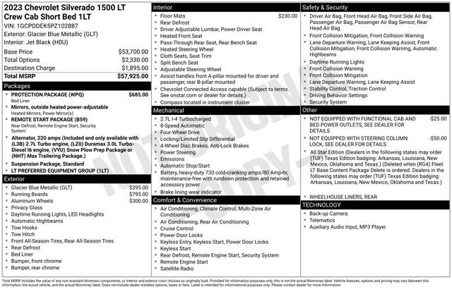 Certified 2023 Chevrolet Silverado 1500 LT w/ Protection Package image 21