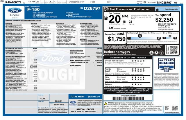 Used 2022 Ford F150 Lariat AWD/4WD image 2