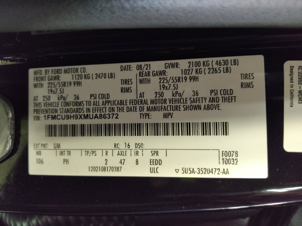 Used 2021 Ford Escape SEL w/ SEL Stealth AWD Package image 33