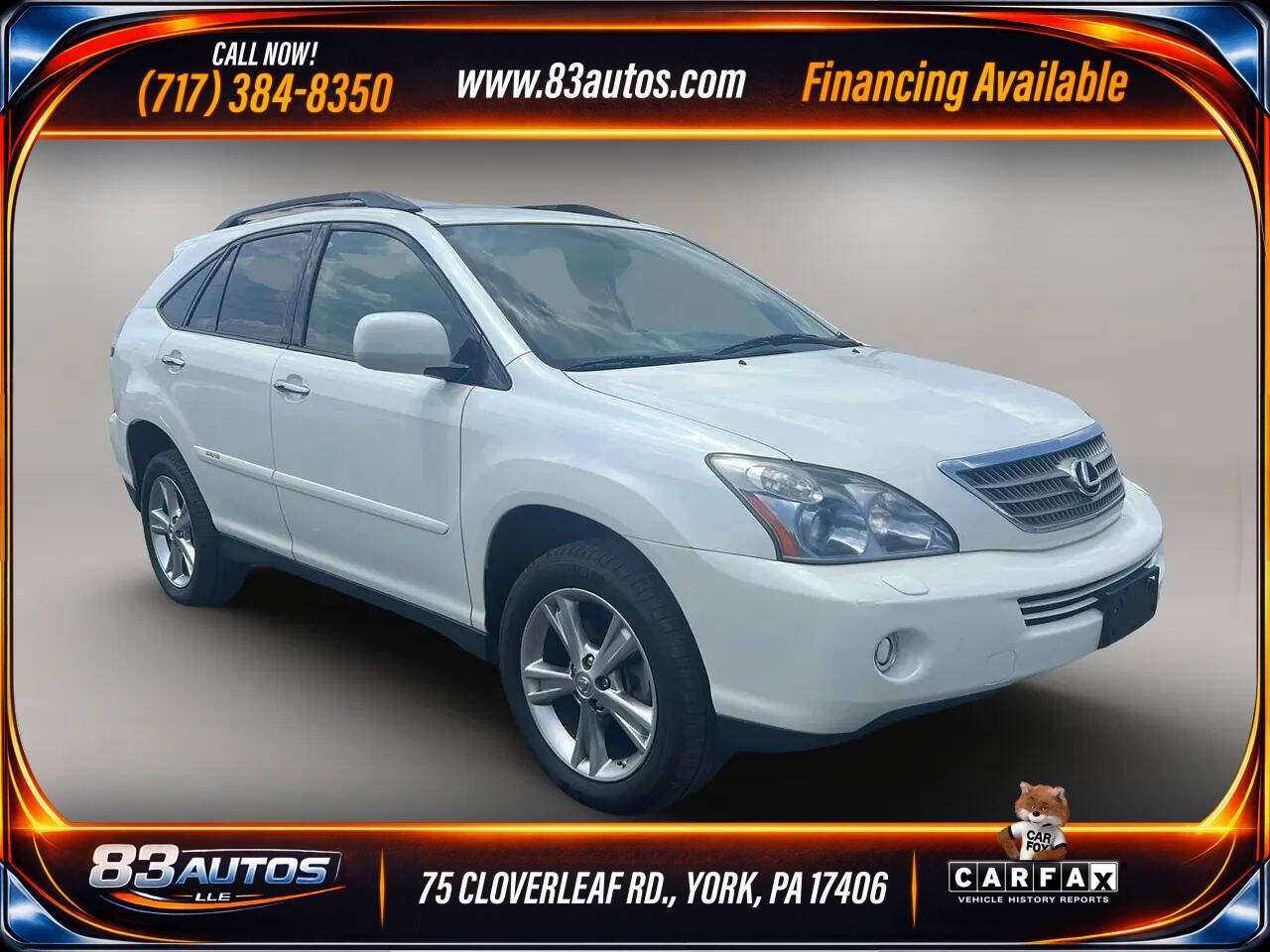 Used 2008 Lexus RX 400h AWD