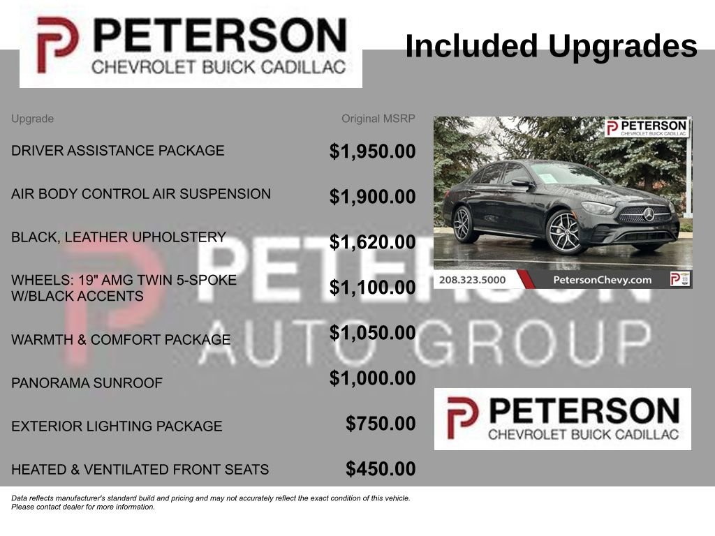 Used 2022 Mercedes-Benz E 450 4MATIC Sedan w/ Driver Assistance Package image 11