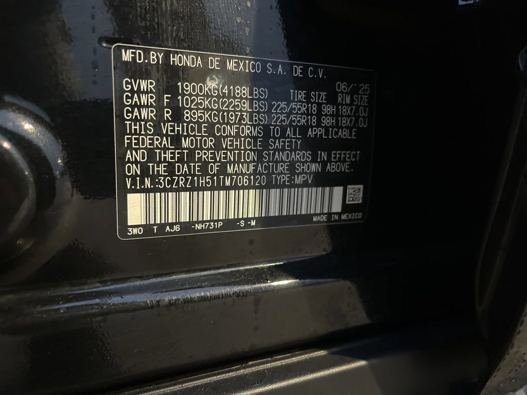 Certified 2026 Honda HR-V Sport image 11