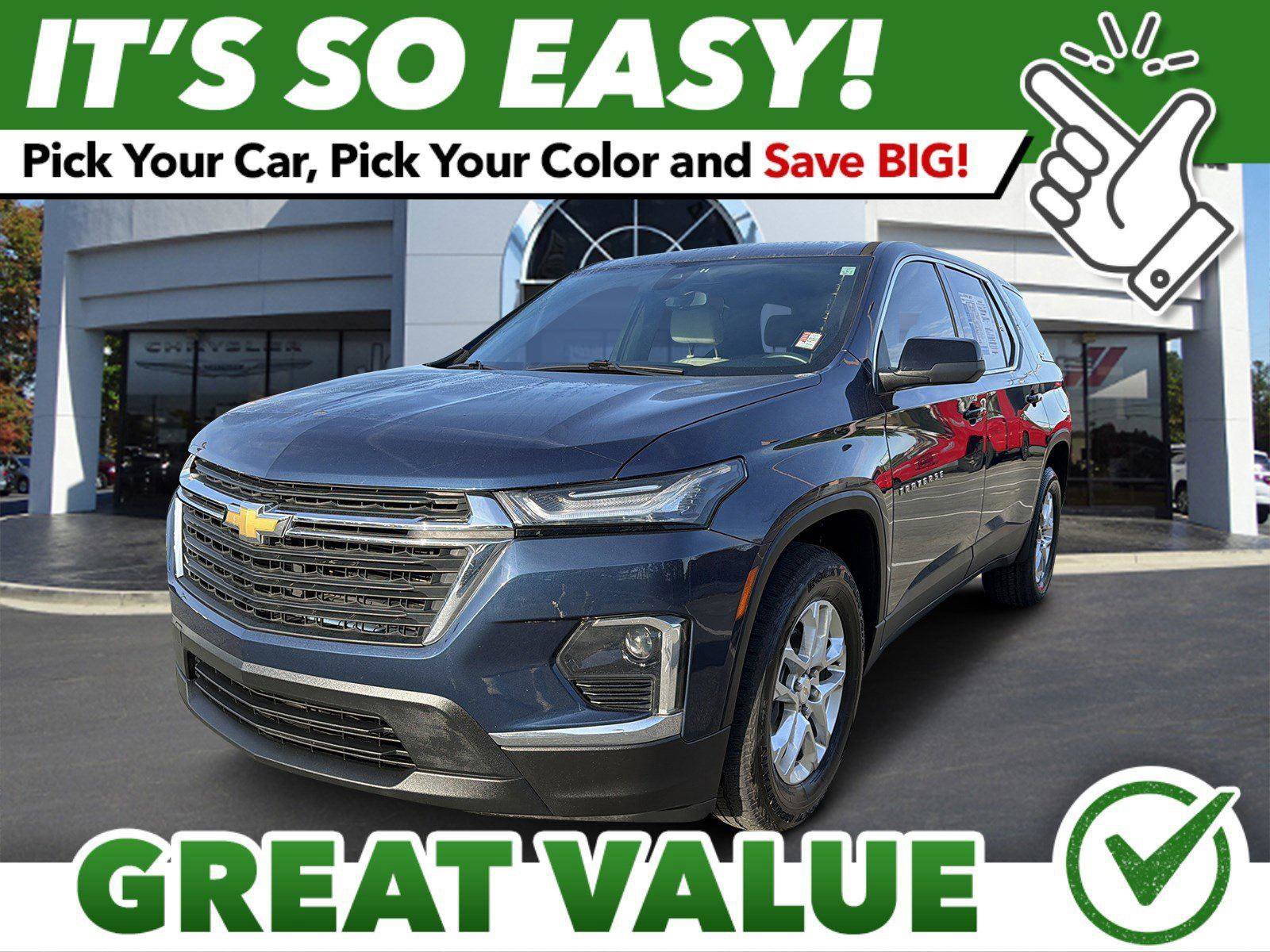 Used 2022 Chevrolet Traverse LS FWD image 1