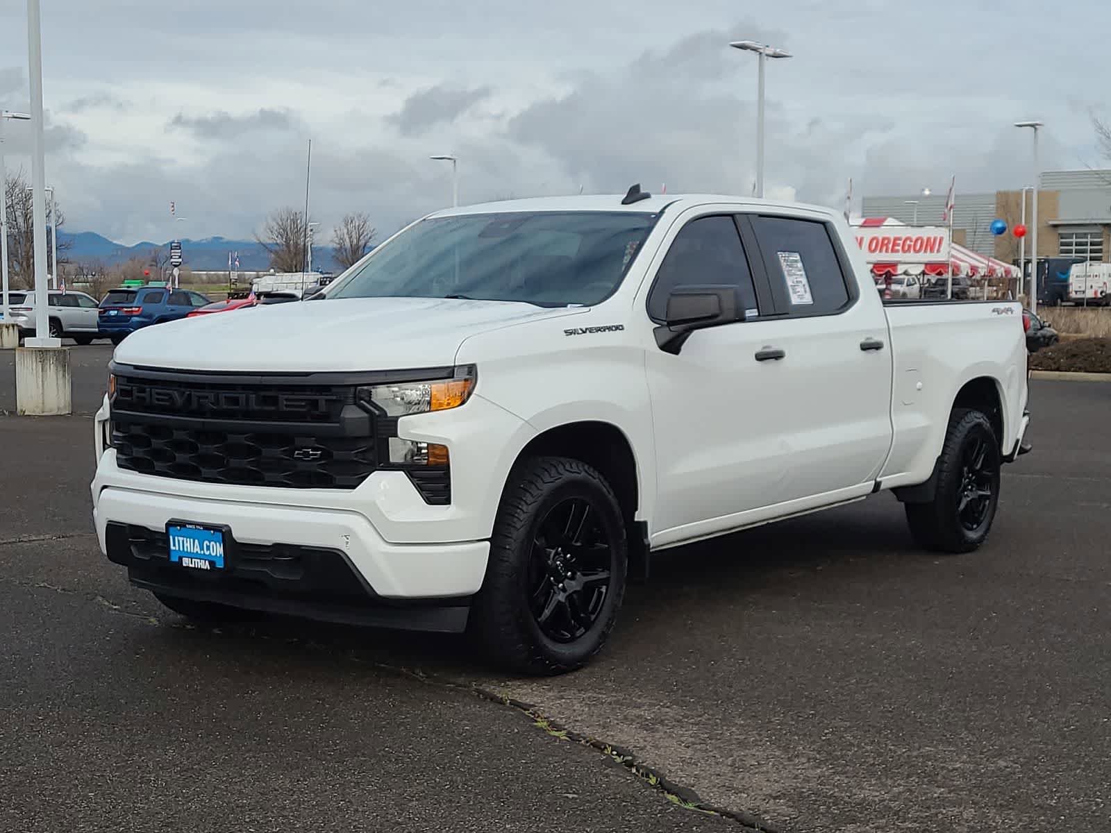 Used 2023 Chevrolet Silverado 1500 Custom w/ LPO, Dark Essentials Package image 1