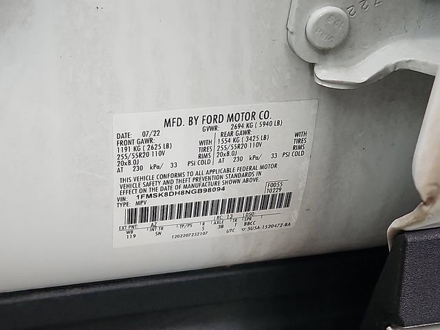 Certified 2022 Ford Explorer XLT w/ Equipment Group 202A image 28