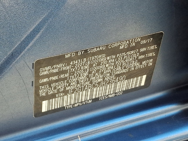 Used 2018 Subaru Crosstrek 2.0i Premium AWD/4WD image 27