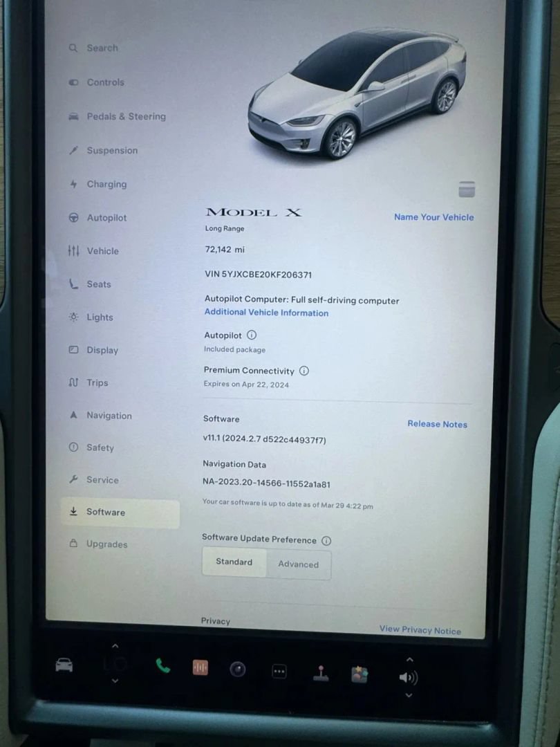 Used 2019 Tesla Model X Long Range AWD/4WD image 4