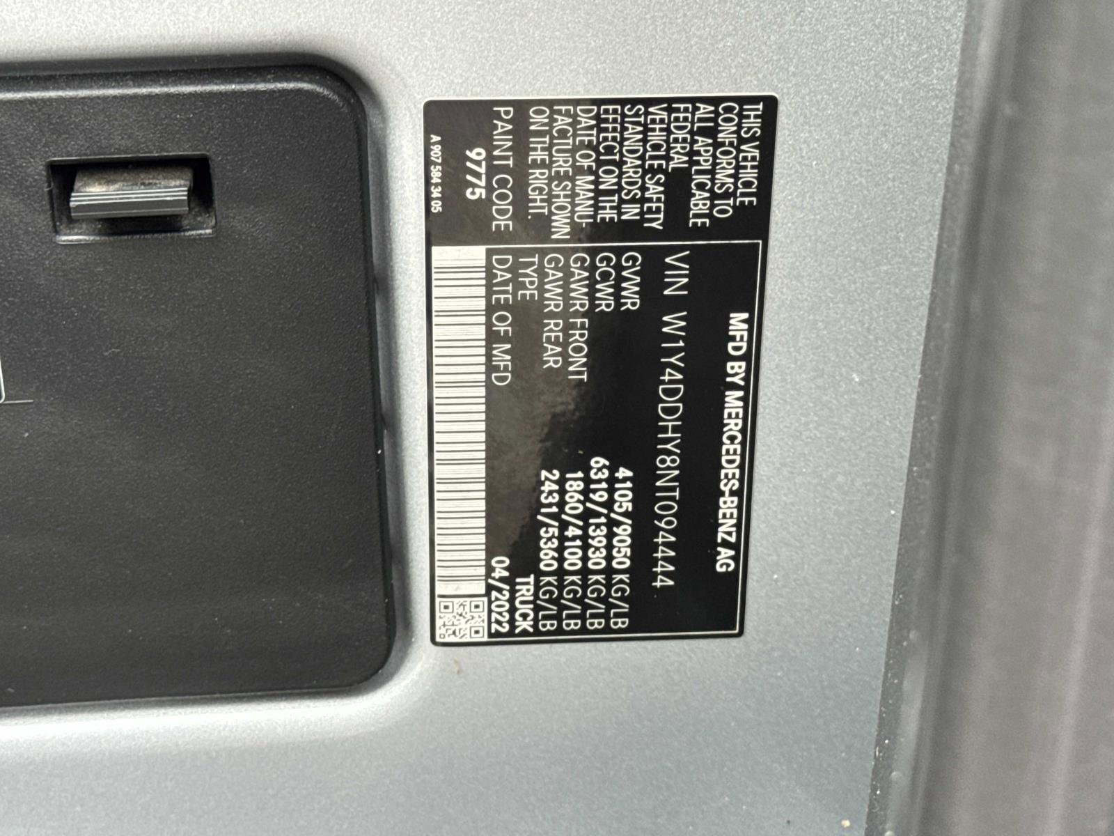 Used 2022 Mercedes-Benz Sprinter 2500 image 31