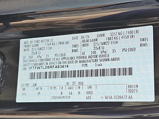 Used 2024 Ford F150 Platinum w/ Equipment Group 703A Plus AWD/4WD image 37