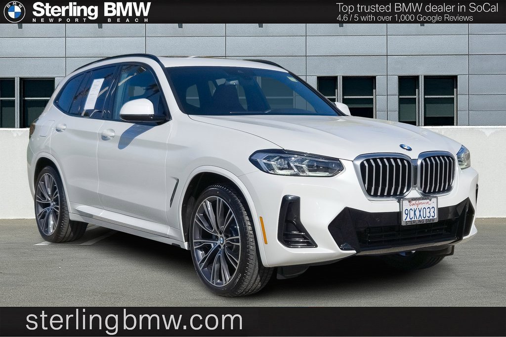 Used 2022 BMW X3 xDrive30i w/ M Sport Package 2