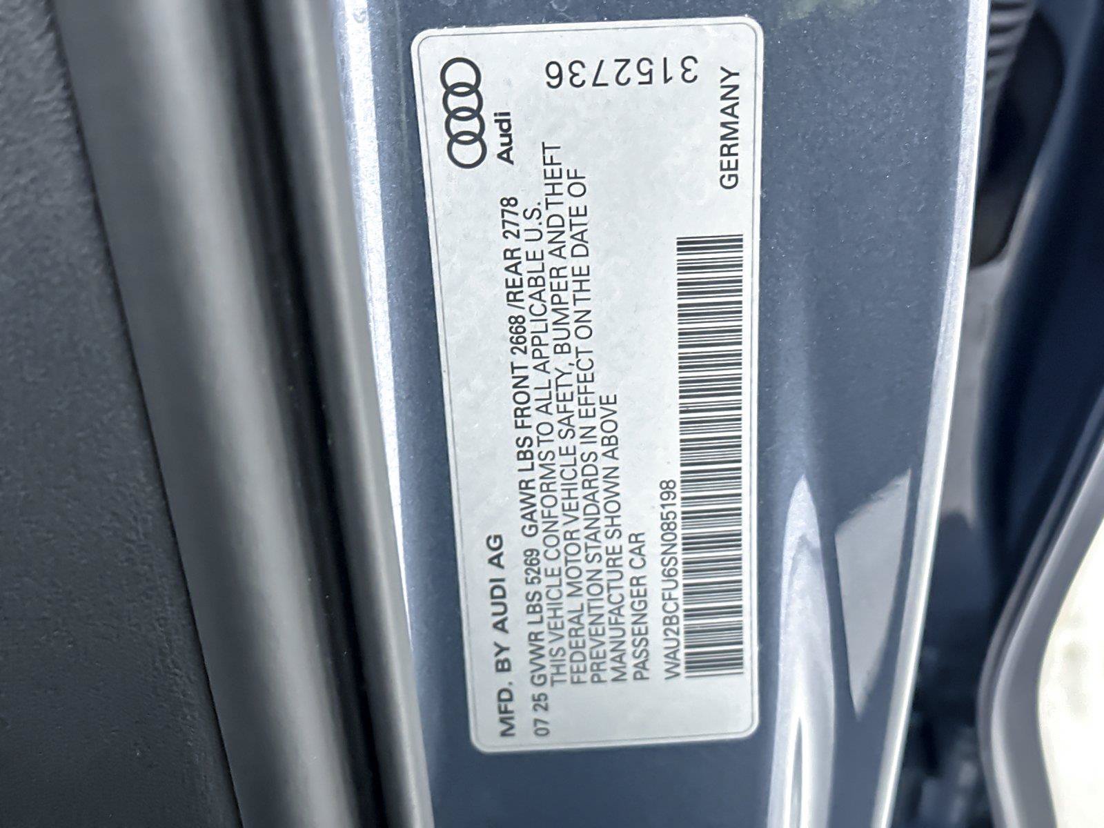 Certified 2025 Audi A5 2.0T Premium Plus AWD/4WD image 28