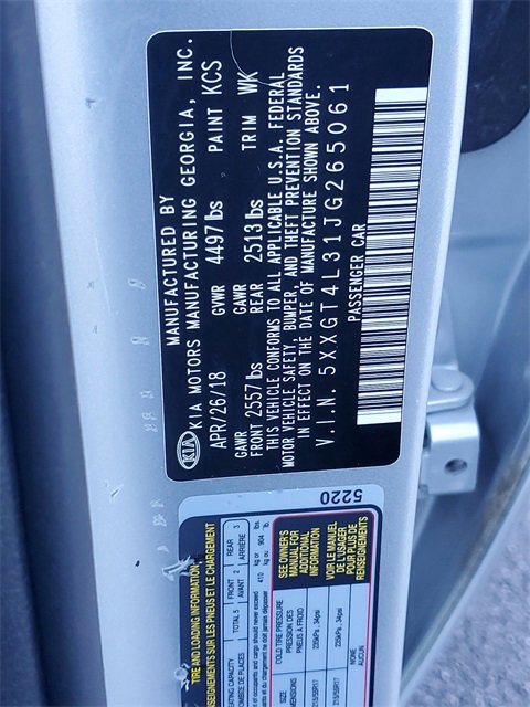 Used 2018 Kia Optima LX w/ 17" Alloy Wheels Package image 30