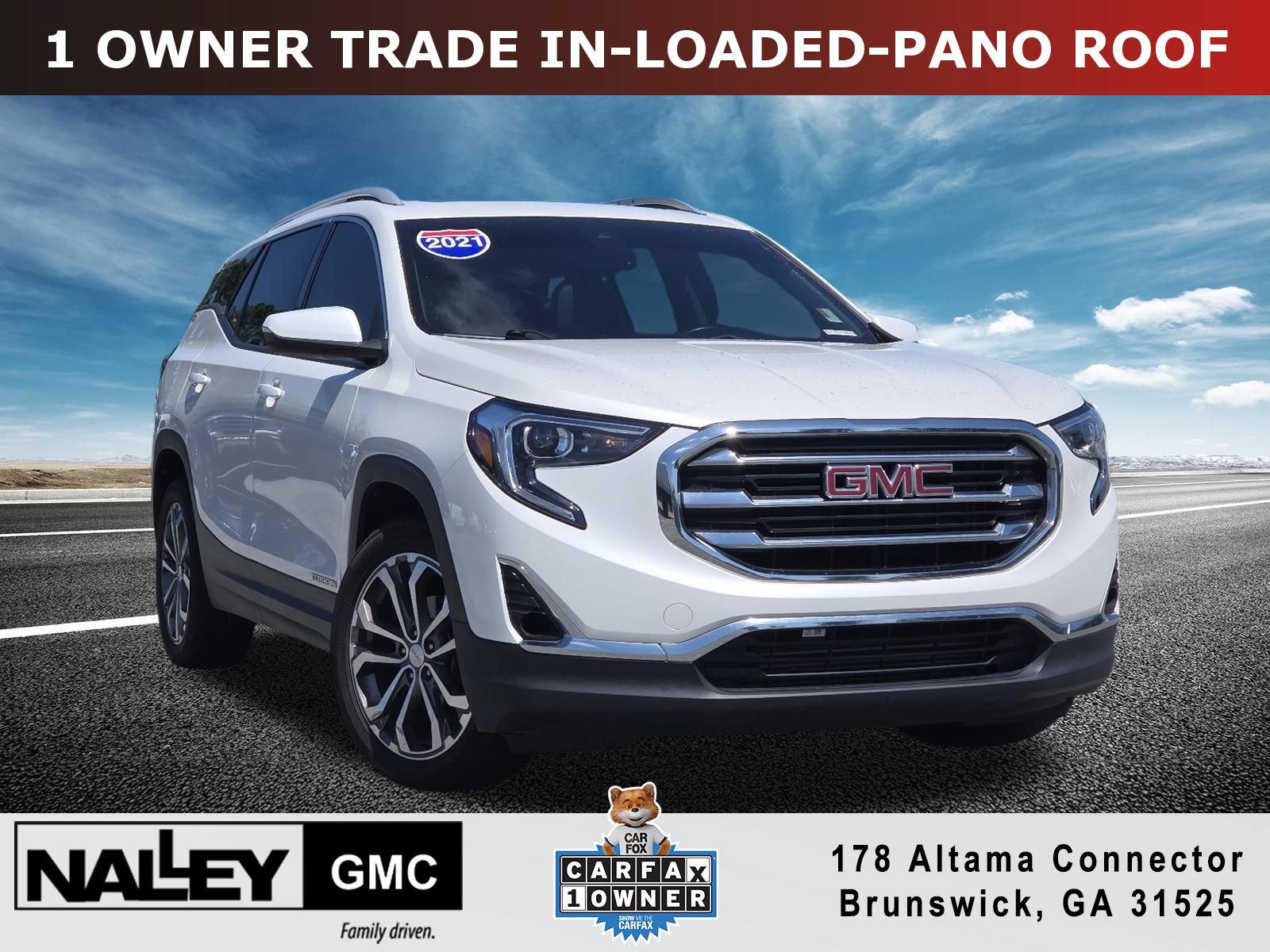 Used 2021 GMC Terrain SLT w/ LPO, Floor Liner Package FWD 360° Tour