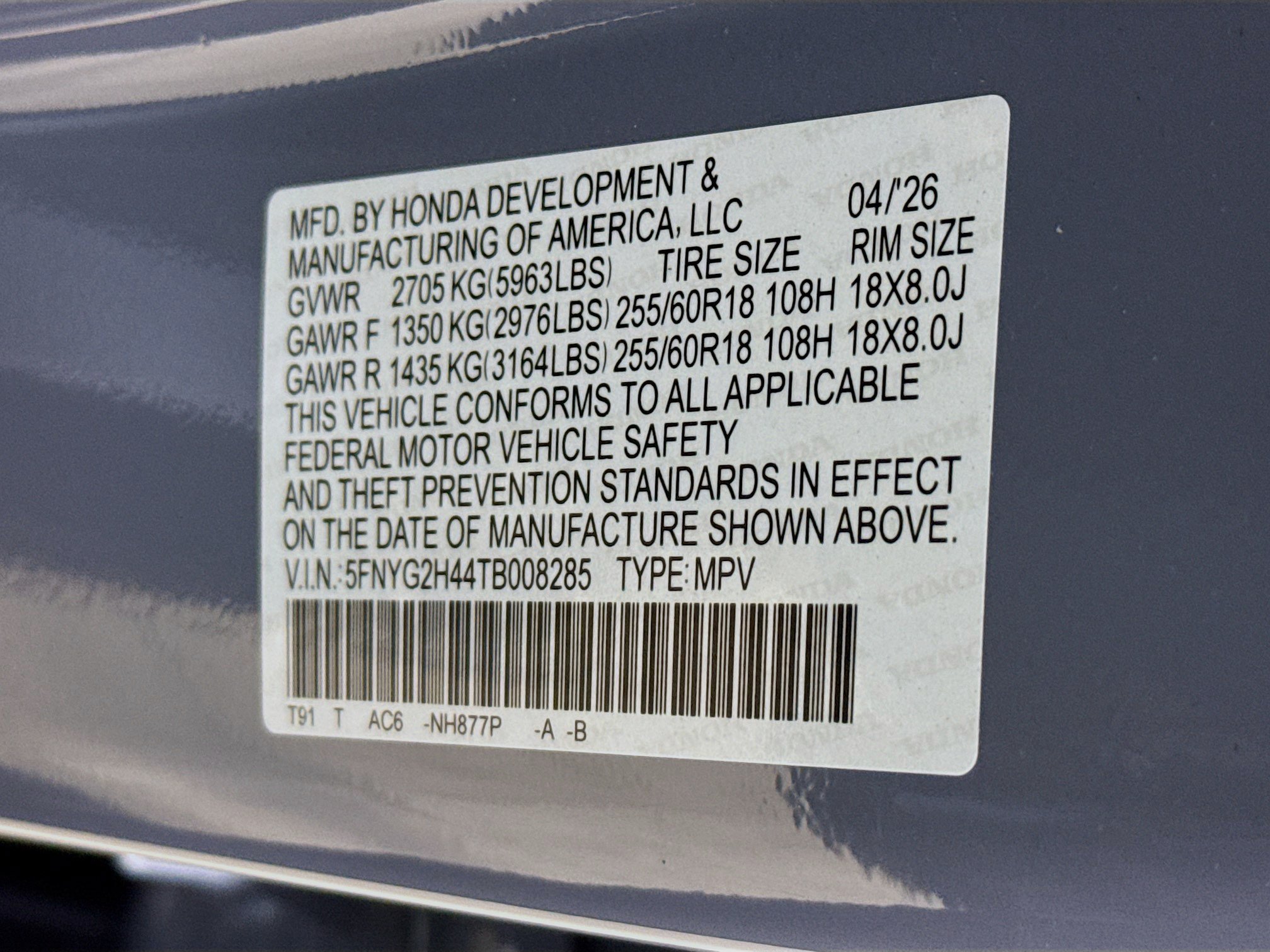 New 2026 Honda Pilot EX-L image 39
