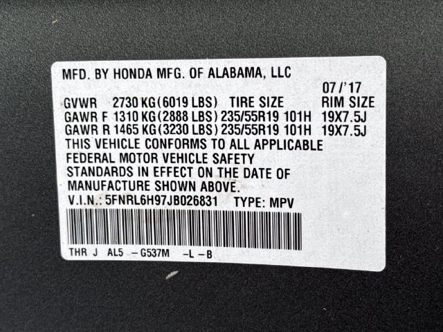 Used 2018 Honda Odyssey Elite image 19