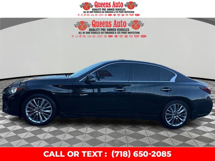 Used 2021 INFINITI Q50 Luxe w/ Cargo Package AWD/4WD image 3