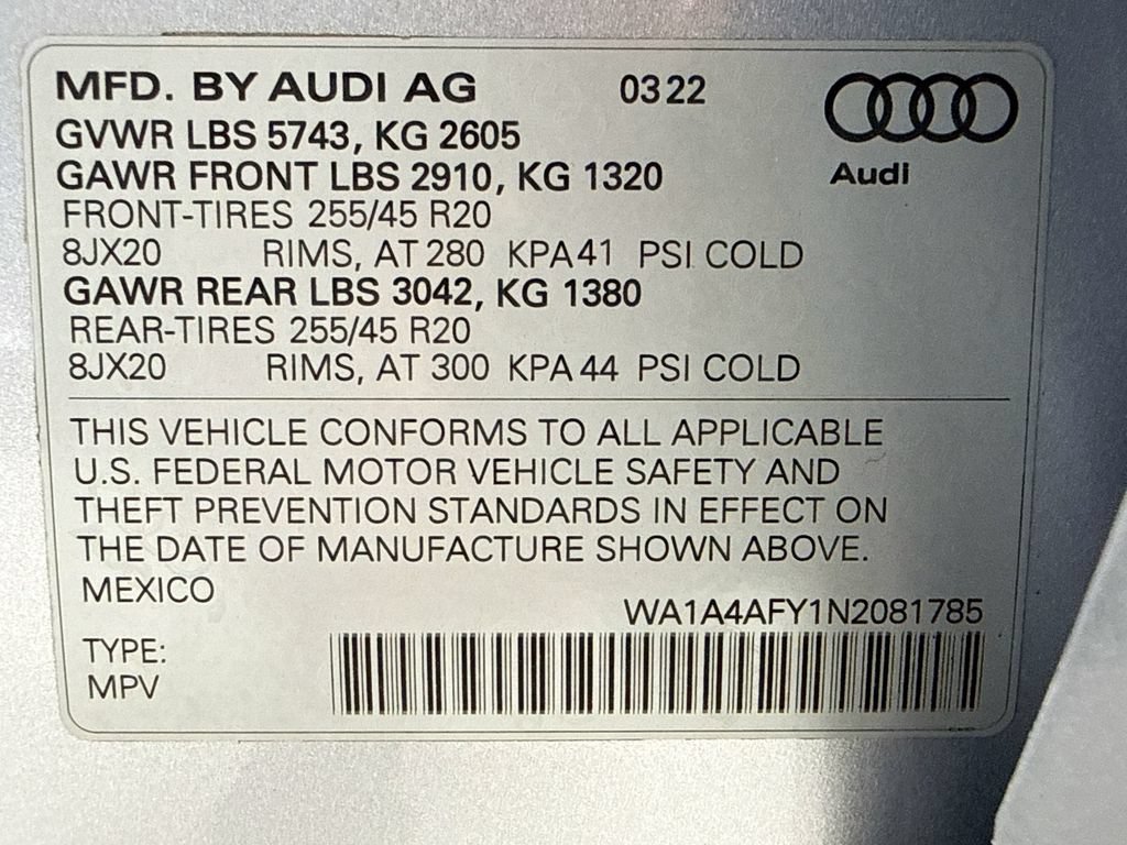 Used 2022 Audi SQ5 Premium AWD/4WD image 26