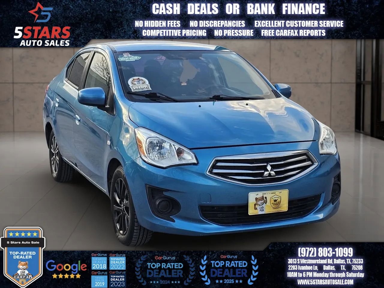 Used 2018 Mitsubishi Mirage G4 ES FWD image 1