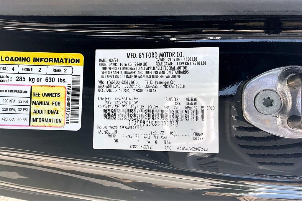 Used 2024 Ford Mustang Premium RWD image 19