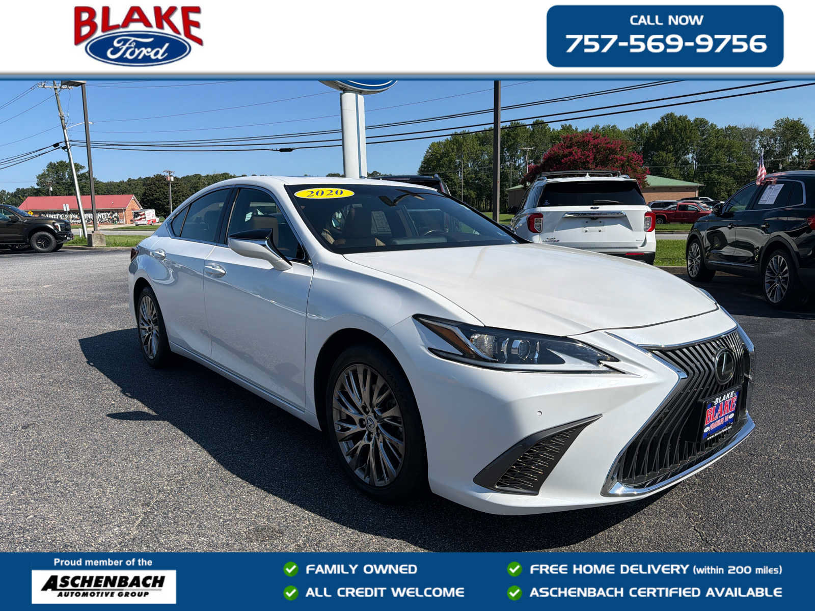 Used 2020 Lexus ES 350 w/ Premium Package