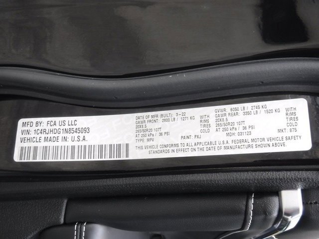 Certified 2022 Jeep Grand Cherokee Overland image 55