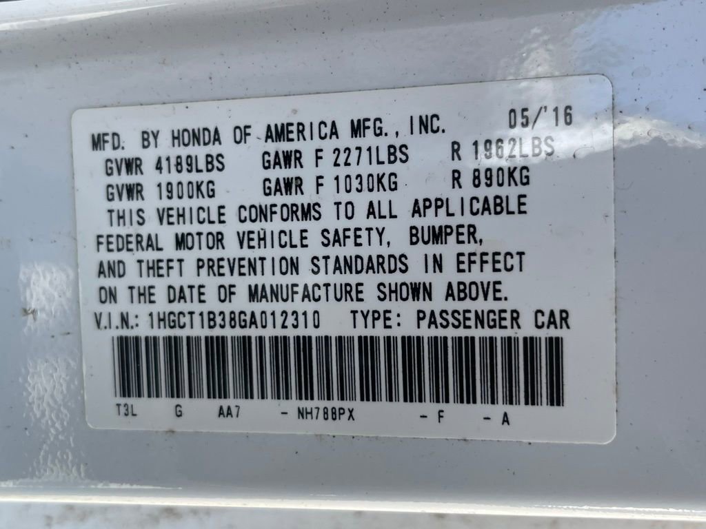 Used 2016 Honda Accord LX-S image 12