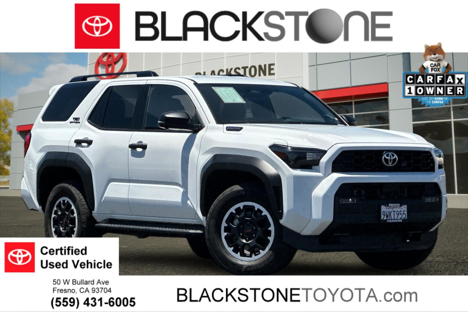 Certified 2026 Toyota 4Runner TRD Off-Road Premium w/ Tow Technology Package
