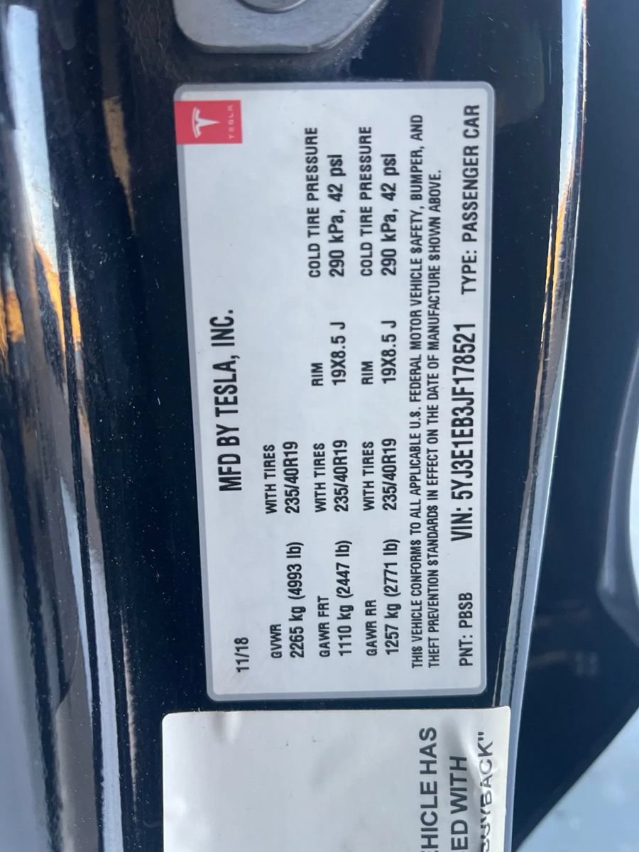 Used 2018 Tesla Model 3 Performance AWD/4WD image 39