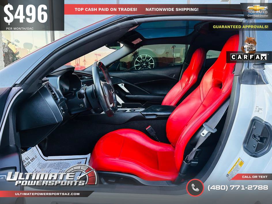 Used 2015 Chevrolet Corvette Stingray Coupe w/ ZF1 Appearance Package RWD image 53