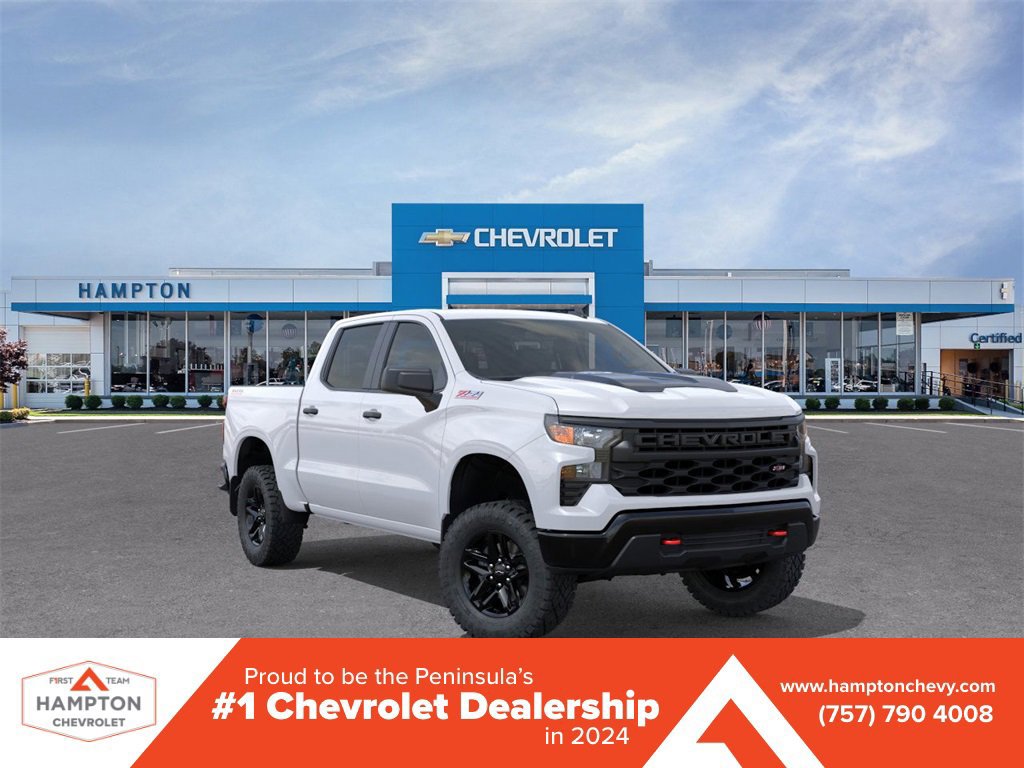 New 2026 Chevrolet Silverado 1500 Custom Trail Boss w/ LPO, Dark Essentials Package