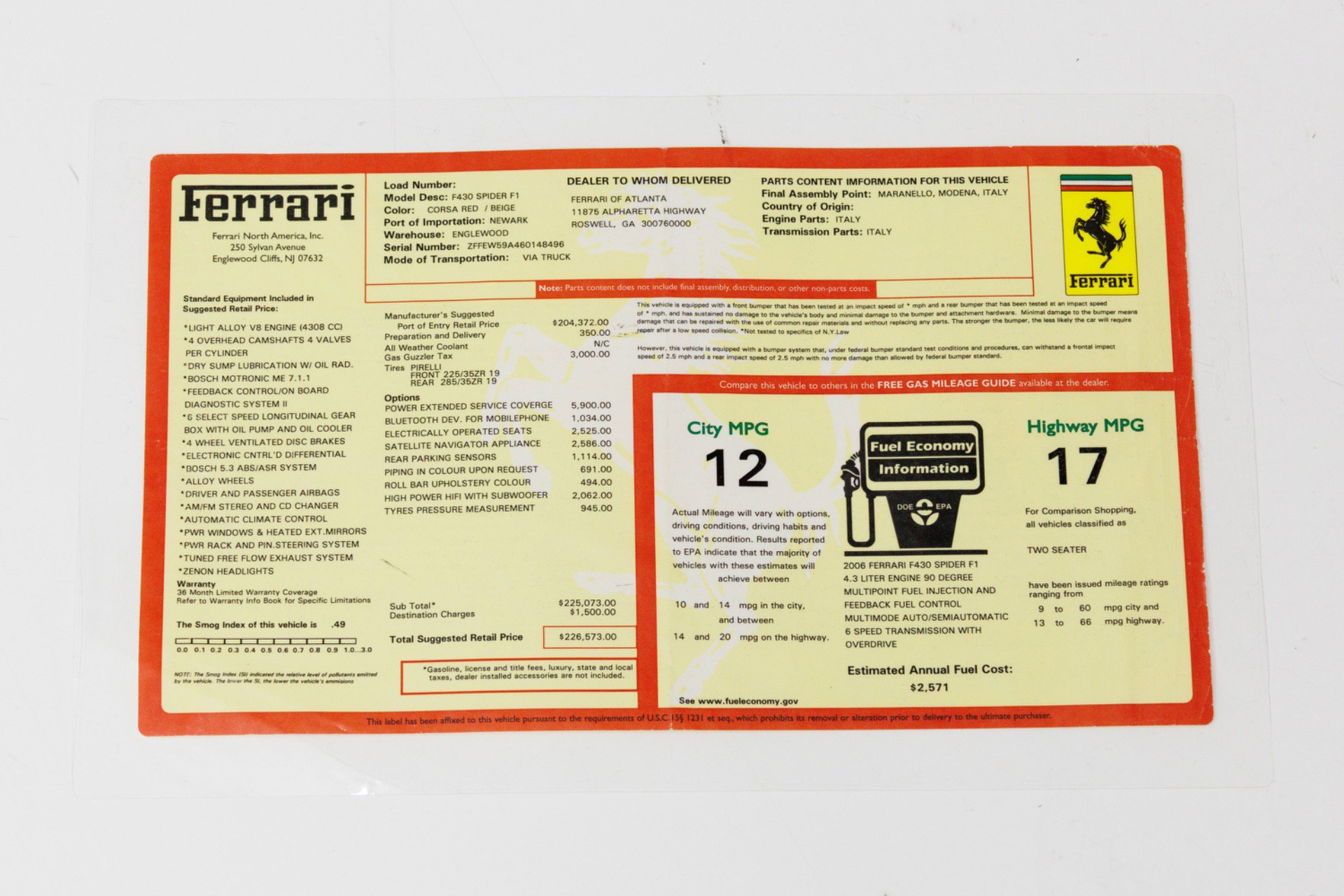 Used 2006 Ferrari F430 Spider RWD image 16