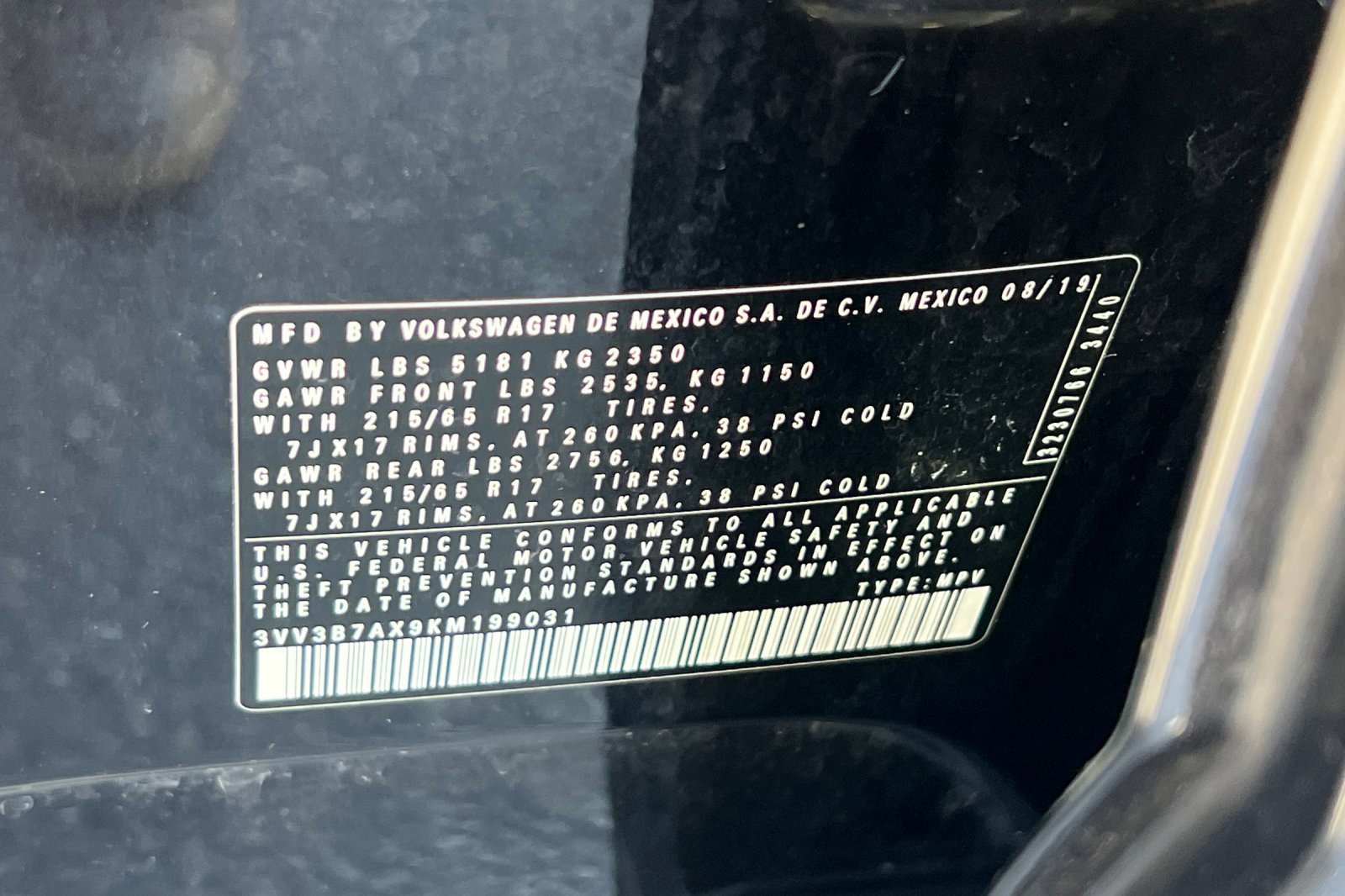 Used 2019 Volkswagen Tiguan SE w/ Panoramic Sunroof Package image 31