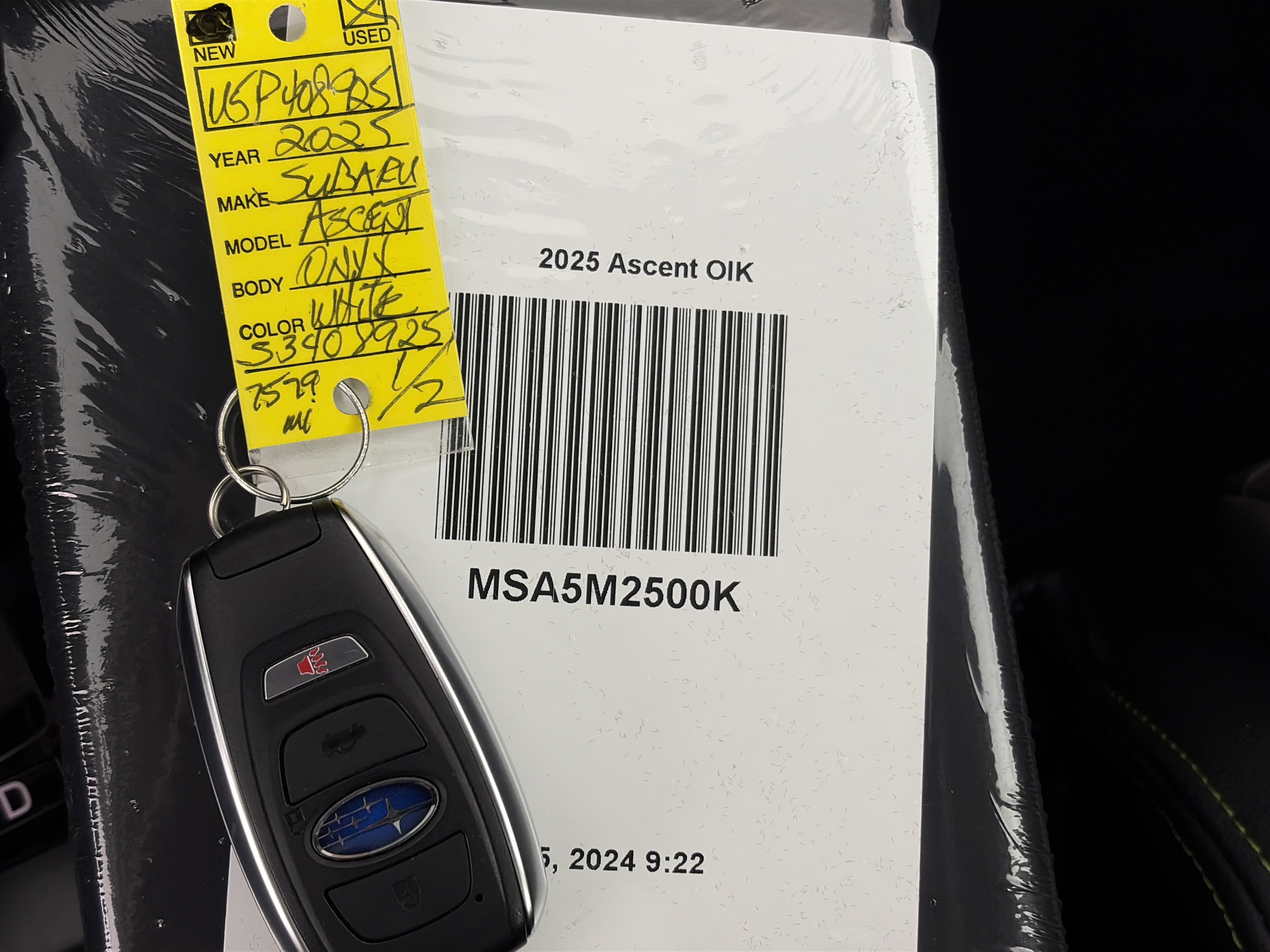 Used 2025 Subaru Ascent Onyx Edition AWD/4WD image 37