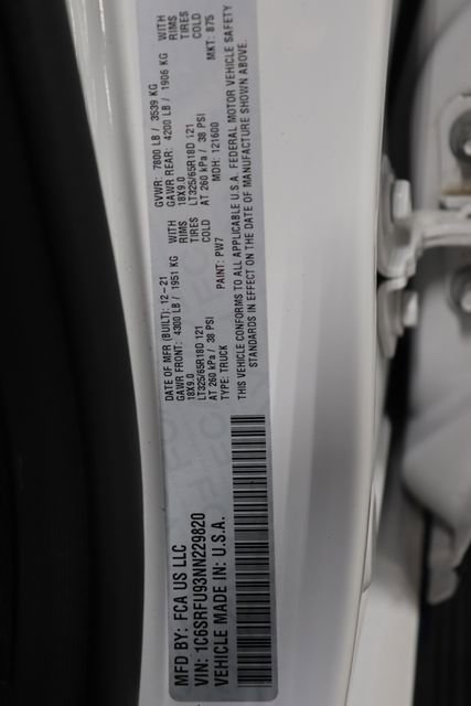Used 2022 RAM 1500 TRX AWD/4WD image 37