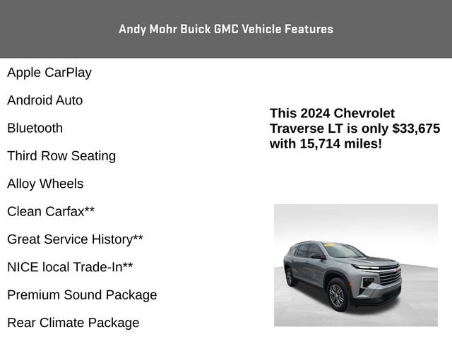 Used 2024 Chevrolet Traverse LT image 4