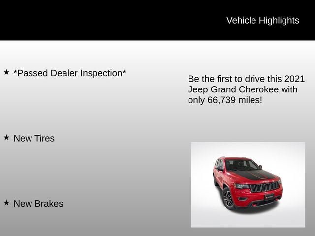 Used 2021 Jeep Grand Cherokee Trailhawk AWD/4WD image 6