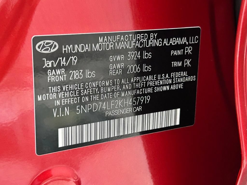 Used 2019 Hyundai Elantra SE FWD image 21