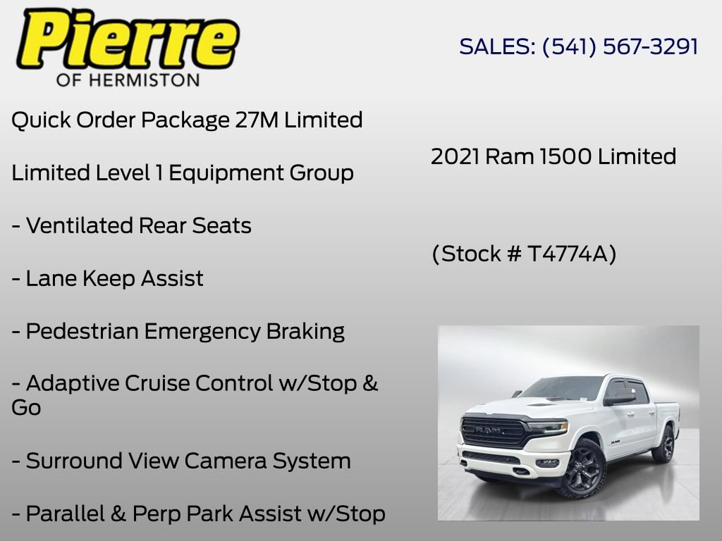 Used 2021 RAM 1500 Limited w/ Night Edition AWD/4WD image 6