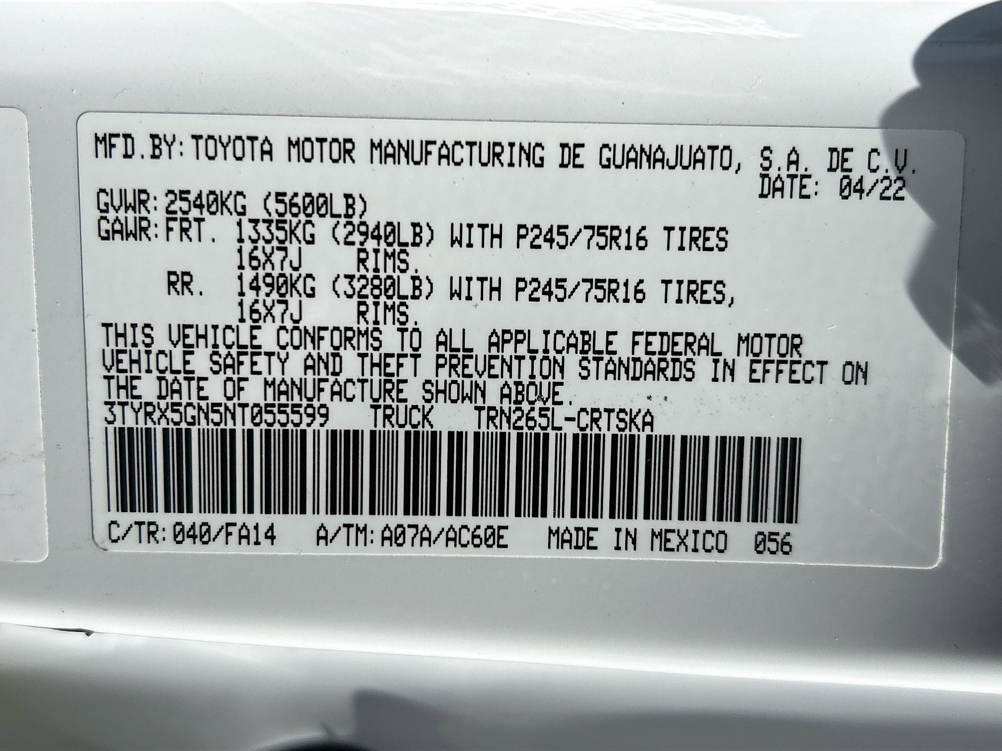 Used 2022 Toyota Tacoma SR image 30