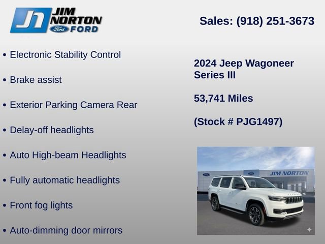 Used 2024 Jeep Wagoneer Series III AWD/4WD image 31