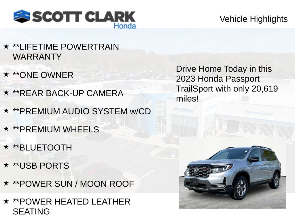 Used 2023 Honda Passport TrailSport image 11