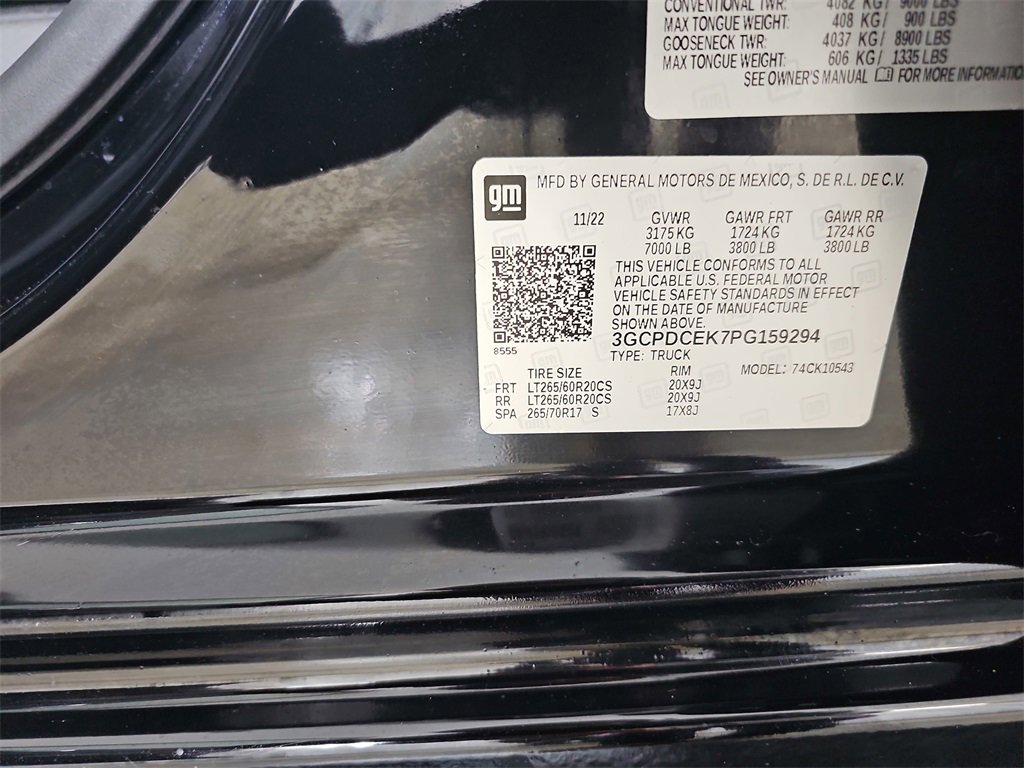 Certified 2023 Chevrolet Silverado 1500 Custom Trail Boss w/ LPO, Dark Essentials Package image 41