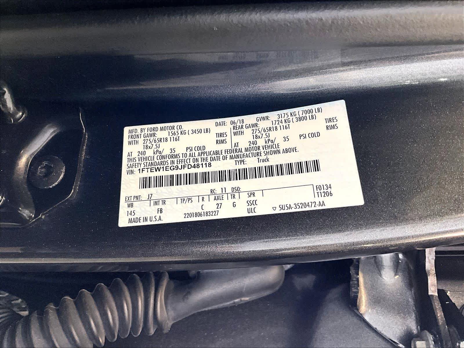 Used 2018 Ford F150 XLT w/ Equipment Group 302A Luxury AWD/4WD image 37