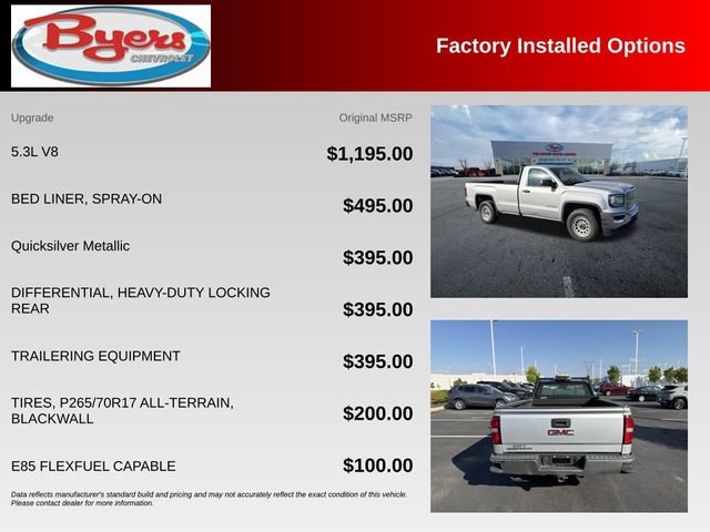 Used 2018 GMC Sierra 1500 4x4 Regular Cab image 10