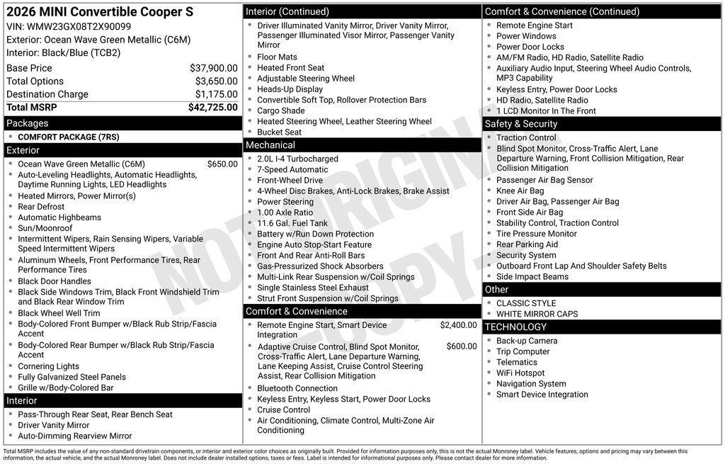 Used 2026 MINI Cooper S FWD image 9