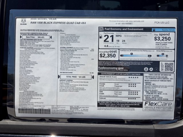 New 2026 RAM 1500 Express AWD/4WD image 3