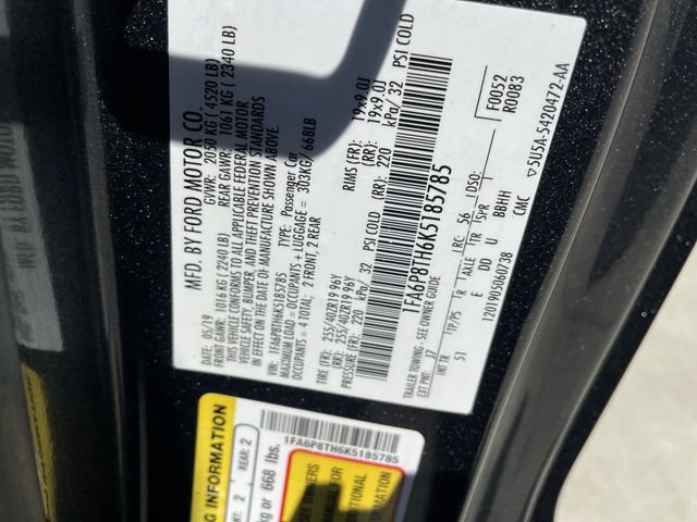 Used 2019 Ford Mustang Premium w/ Ecoboost Performance Package RWD image 33