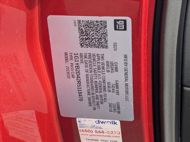 Used 2024 Chevrolet Corvette Stingray Preferred Cpe w/ Z51 Performance Package image 22