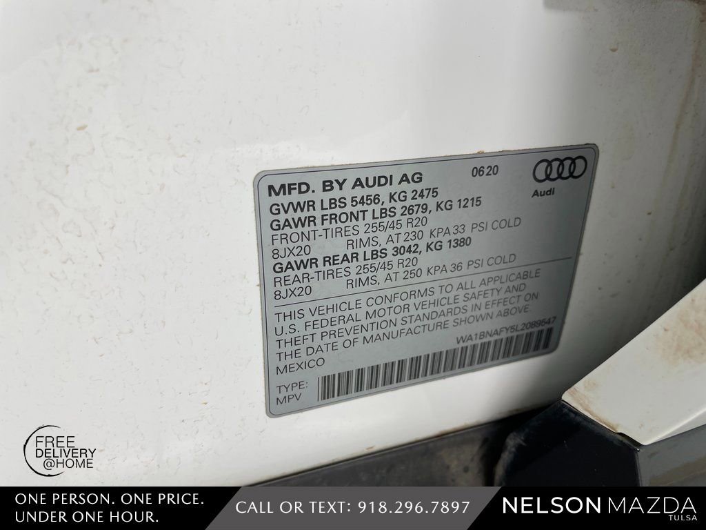 Used 2020 Audi Q5 2.0T Premium Plus w/ Premium Plus Package image 57